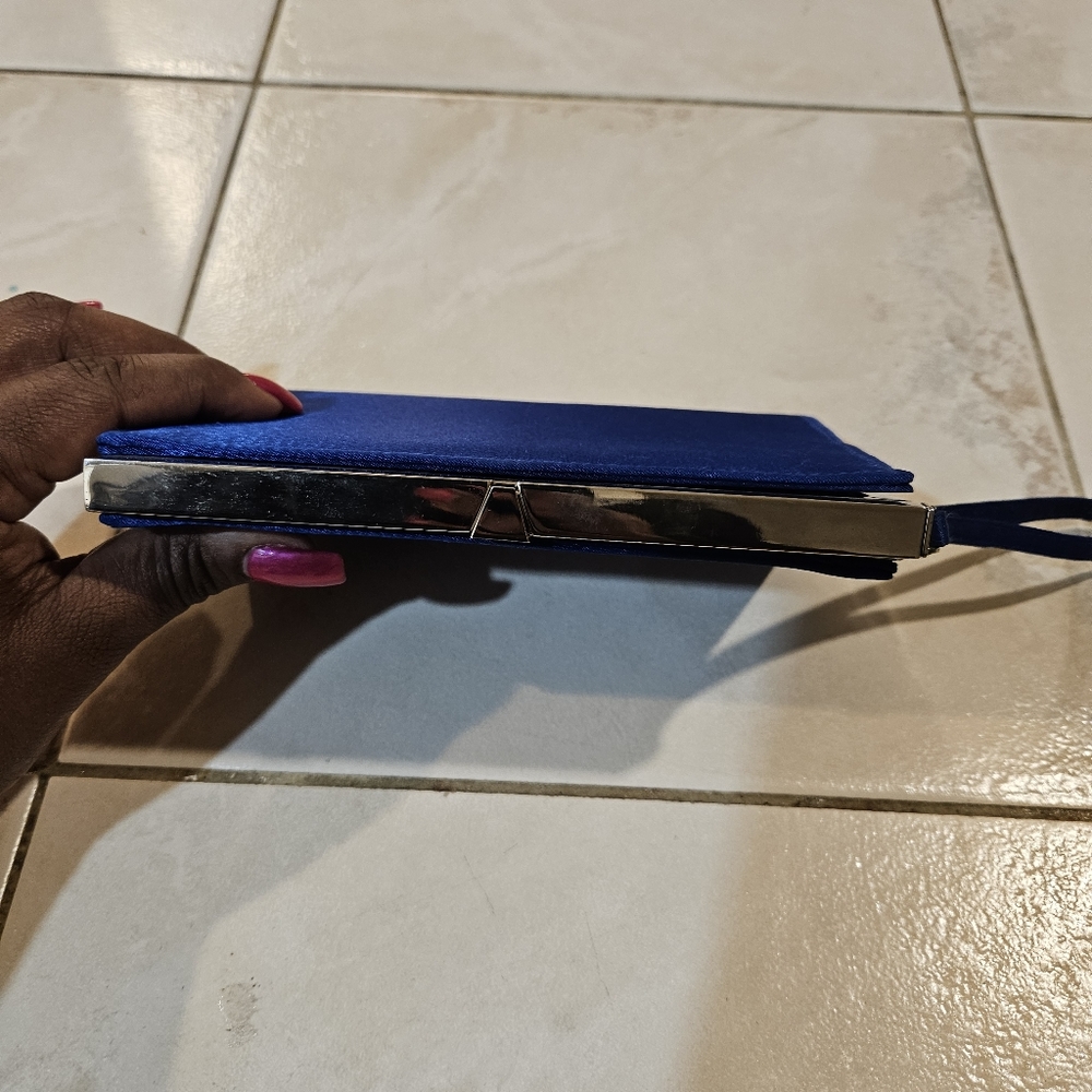 Royal blue handbag
